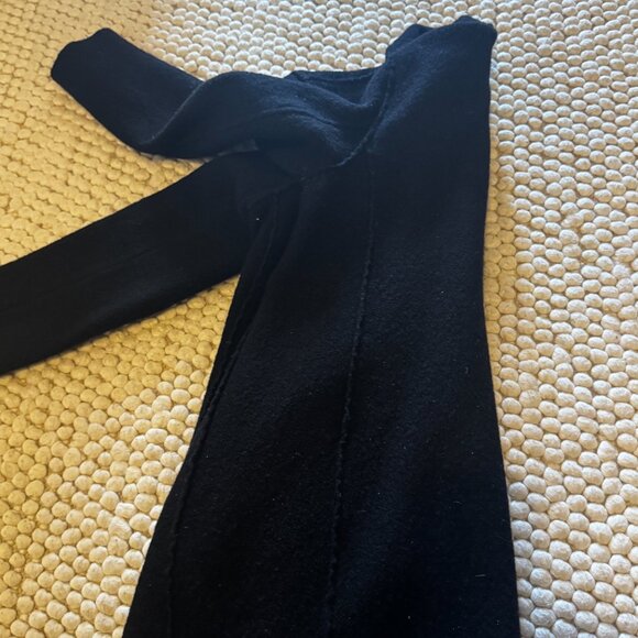 J.Crew Italian Boiled Wool Daphn Topcoat Jacket Womens Black Size 4 - Picture 2 of 5